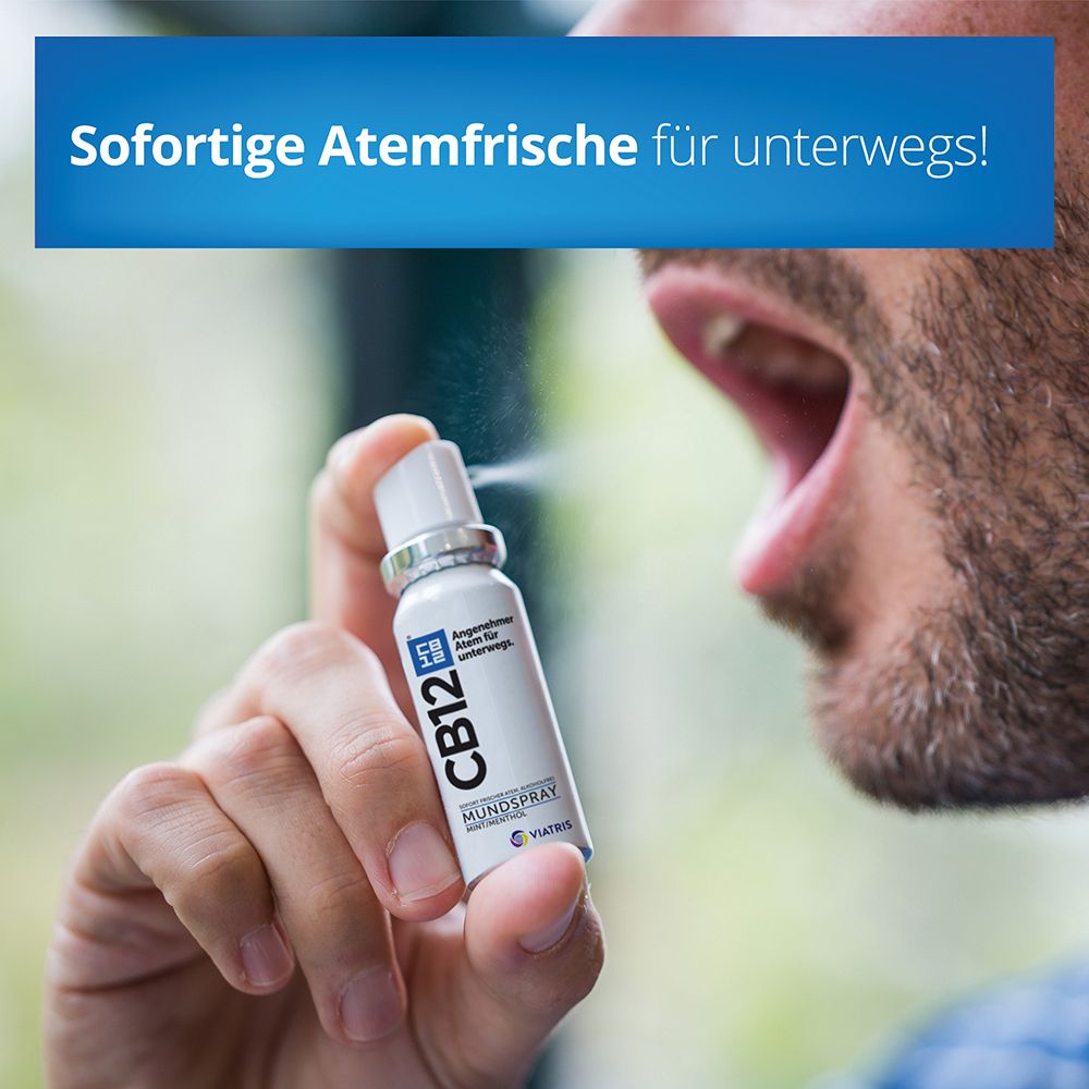 CB12 Spray: Mundspray für angenehmen Atem unterwegs