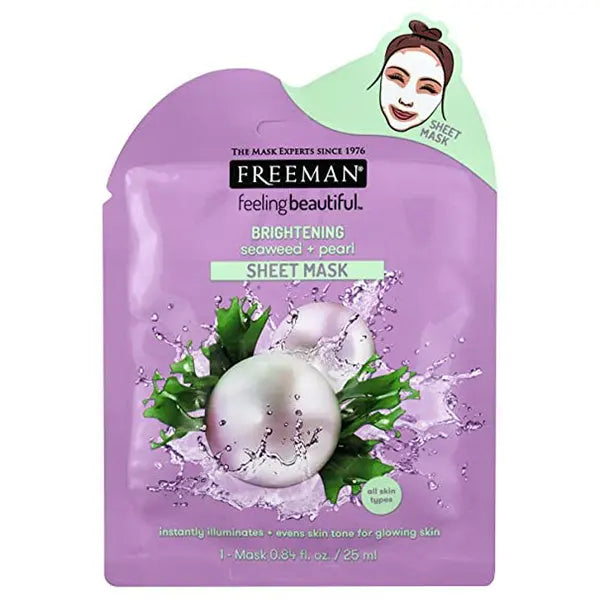 Sheet Mask Brightening Seaweed + Pearl
