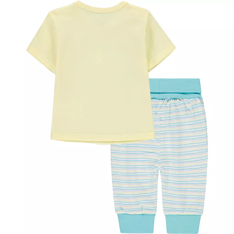 KANZ Boys Set 2-tlg pastel yellow|yellow