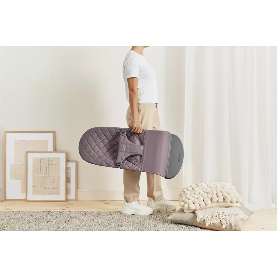 BABYBJÖRN Babywippe Bliss Cotton Dunkelviolett