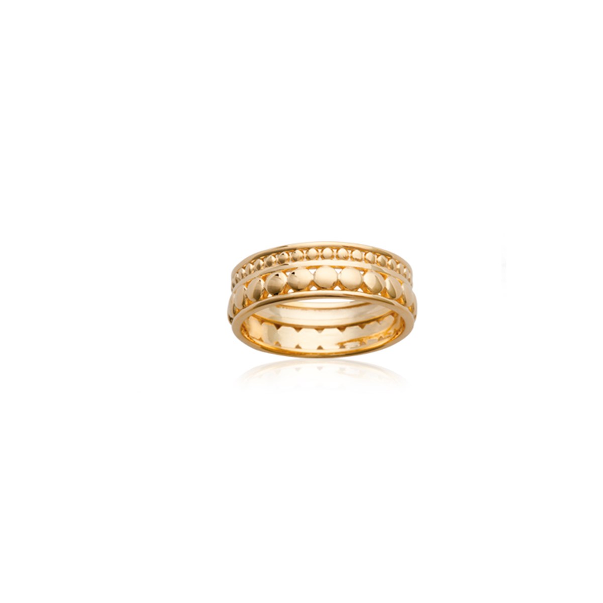 Bague plaqué or jaune ELENA - Bijoux Privés Discovery