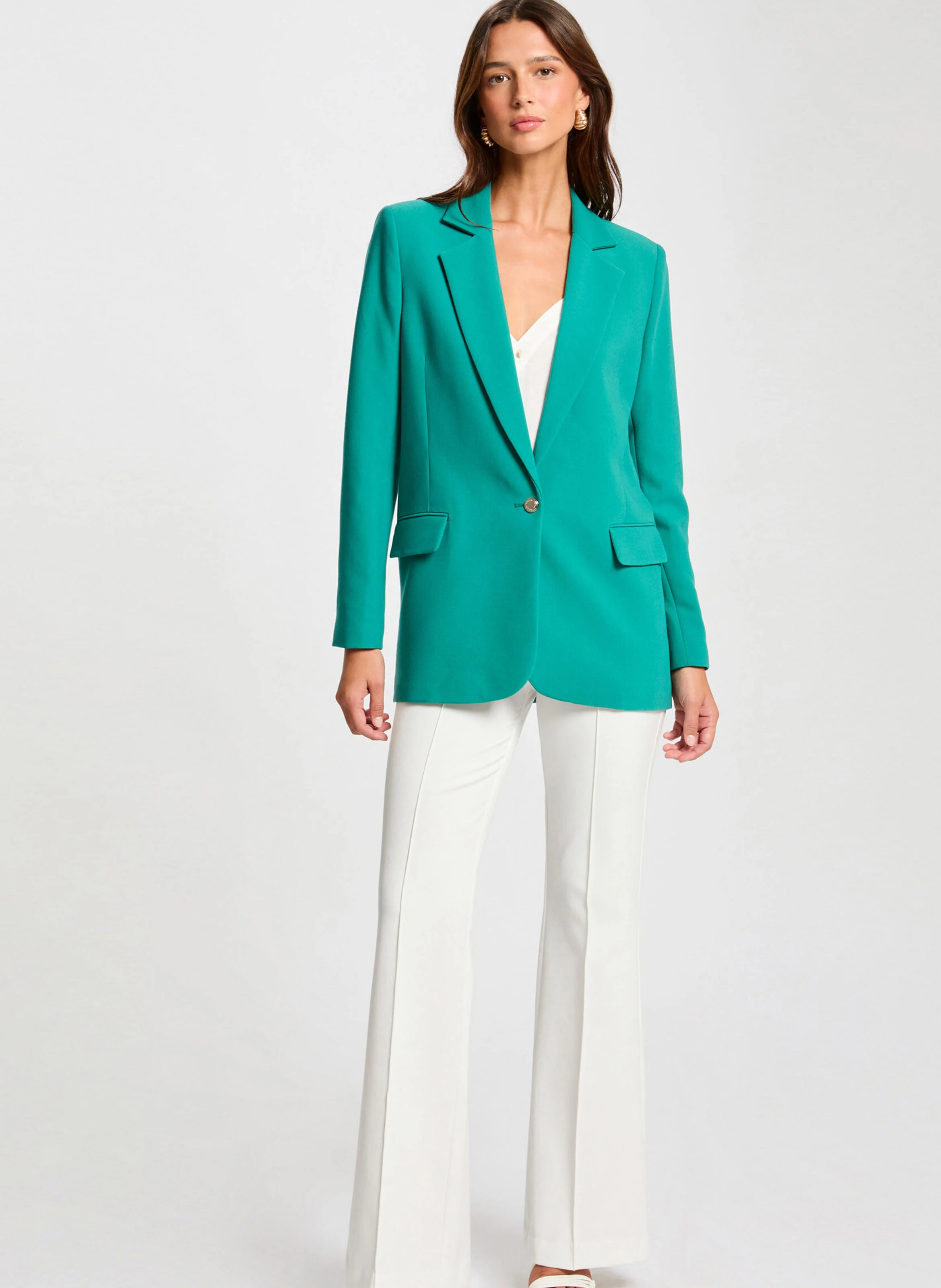 VIANO.F - Veste de tailleur droite | Vert