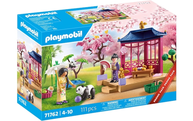 Playmobil® Spielbausteine »My Life Asiatischer Garten mit Pandafütterung 71762«