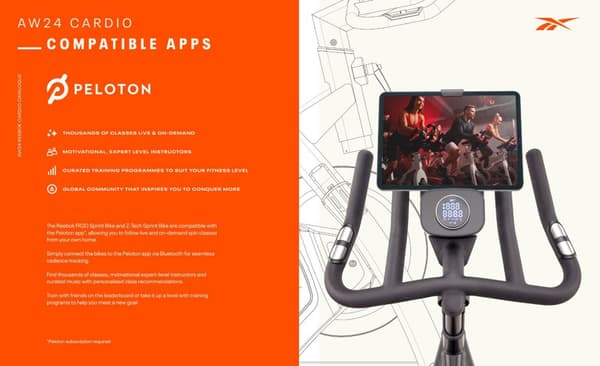 Reebok Z-Tech Sprint Bike Spinningsykkel