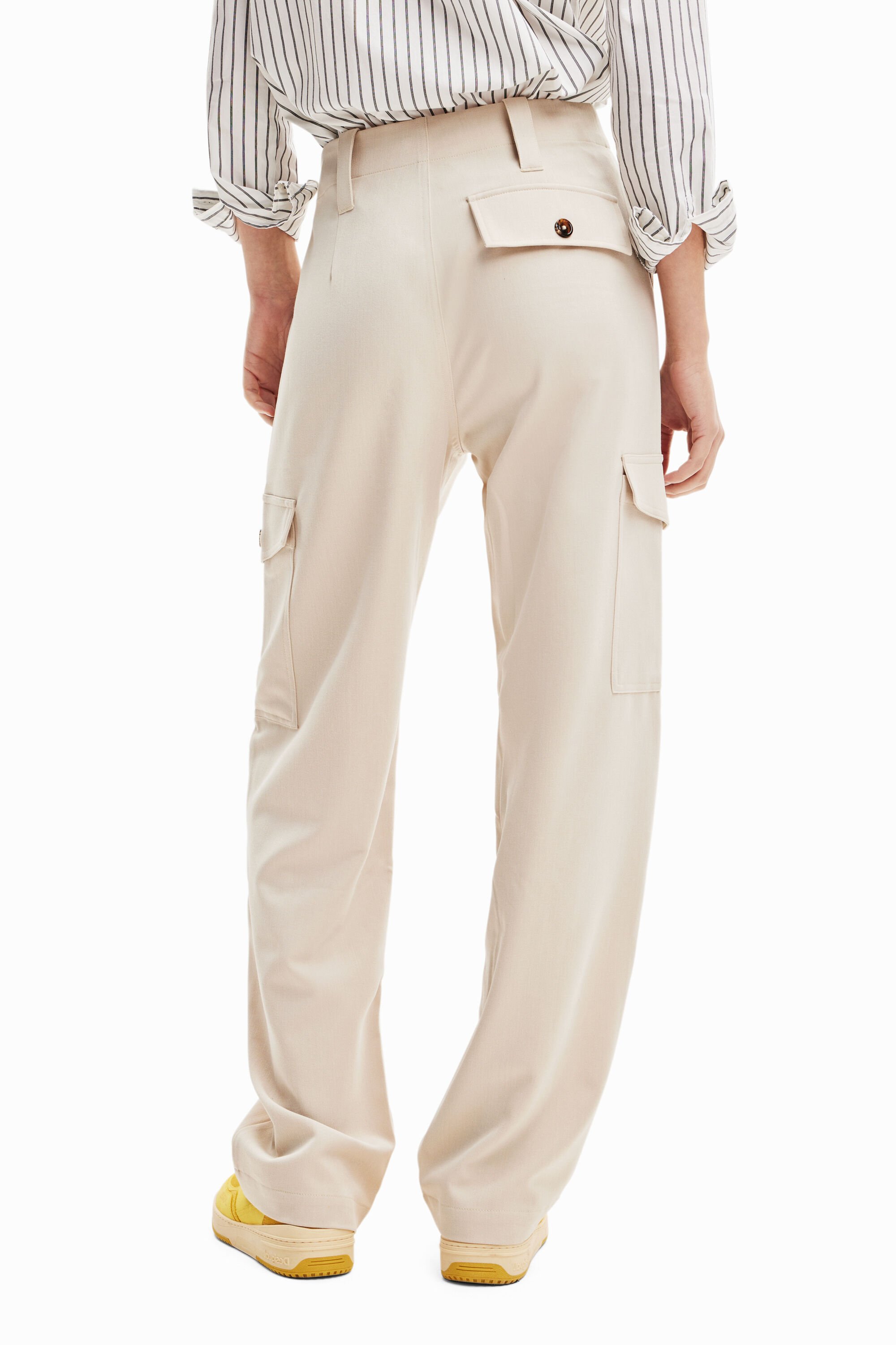Pantalon cargo ample