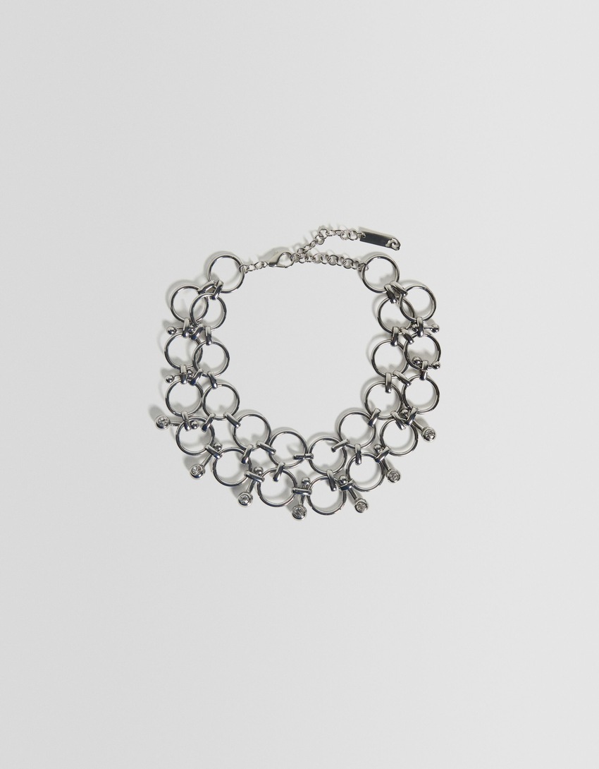 Colar Generation Bershka com strass