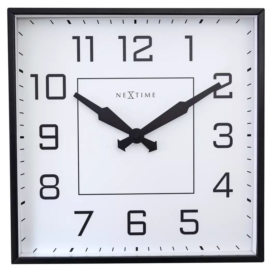 Quarzwanduhr Be Square 35 x 35 cm