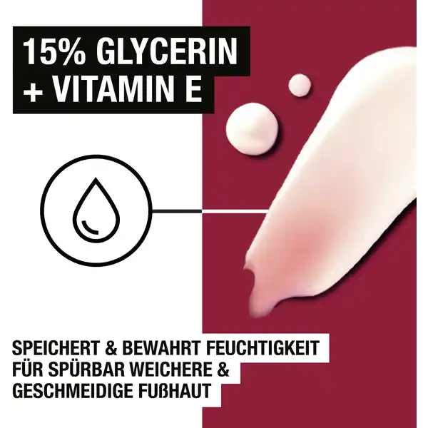 Feuchtigkeitsspendende Fußcreme