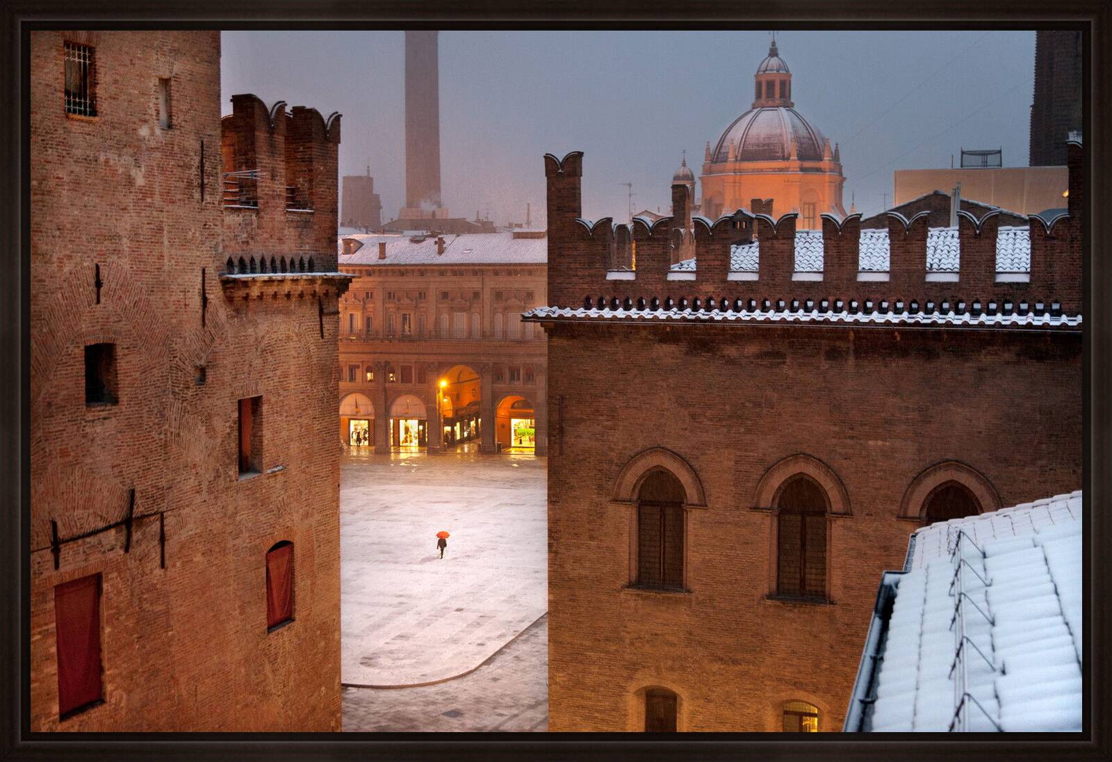 The red umbrella by Christophe Jacrot - Limited Edition. Edition of: 150. Signed.