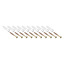 Universalplugg med skrue 10-pk 50xØ8 mm