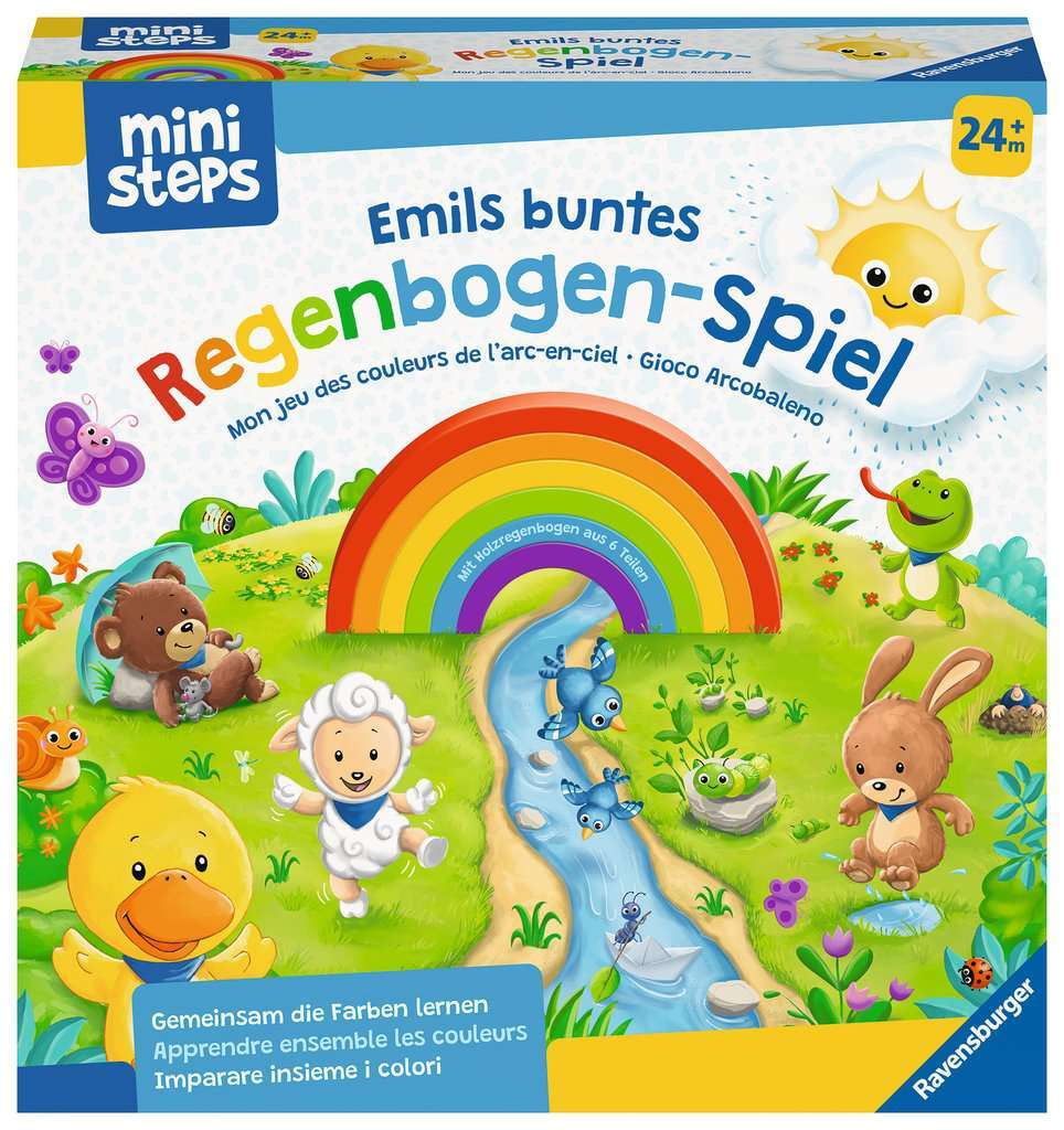Ravensburger Spiel ministeps: Emils buntes Regenbogen-Spiel