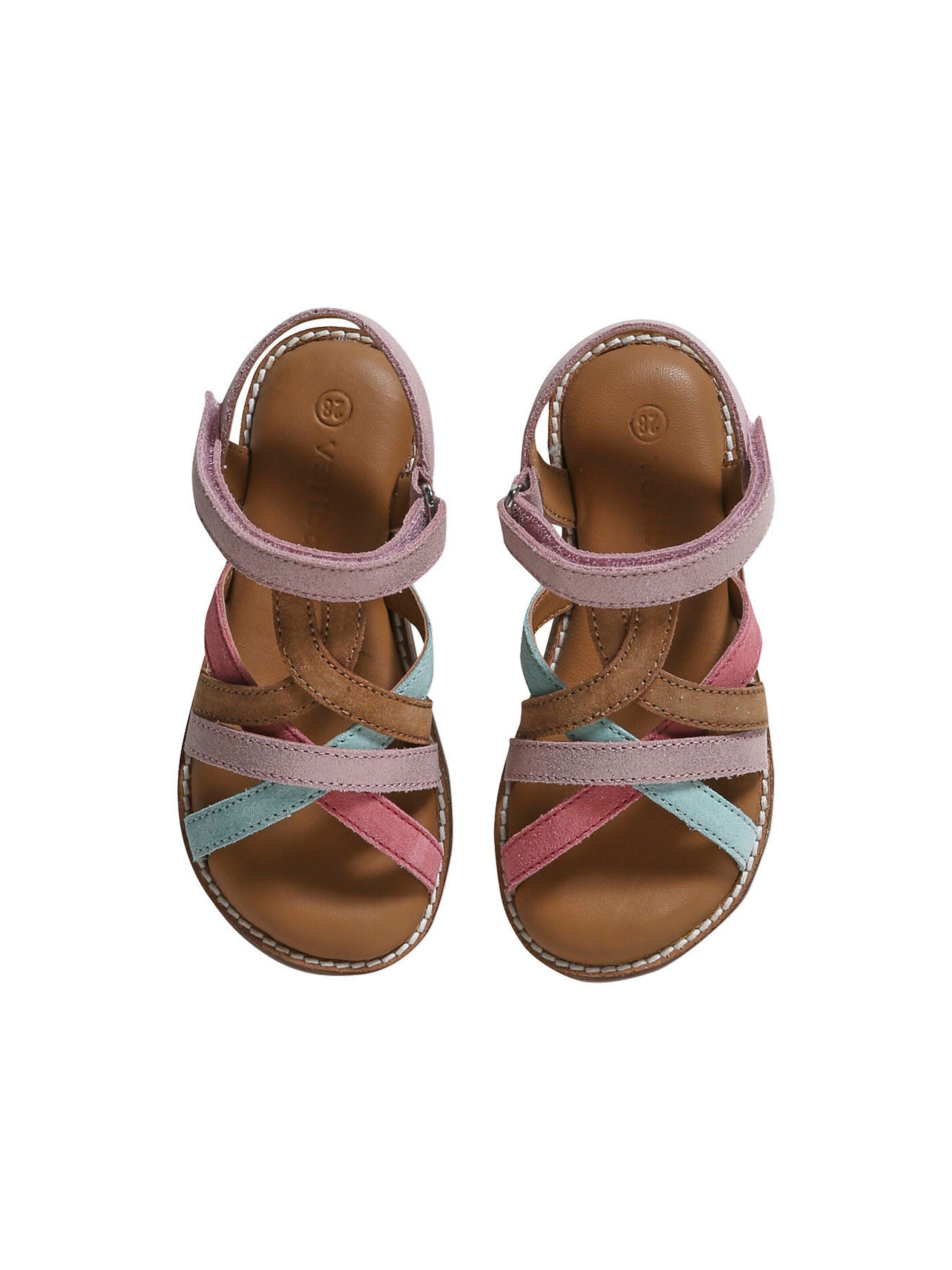 Vertbaudet Kinder Sandalen mit Klettverschluss mehrfarbig