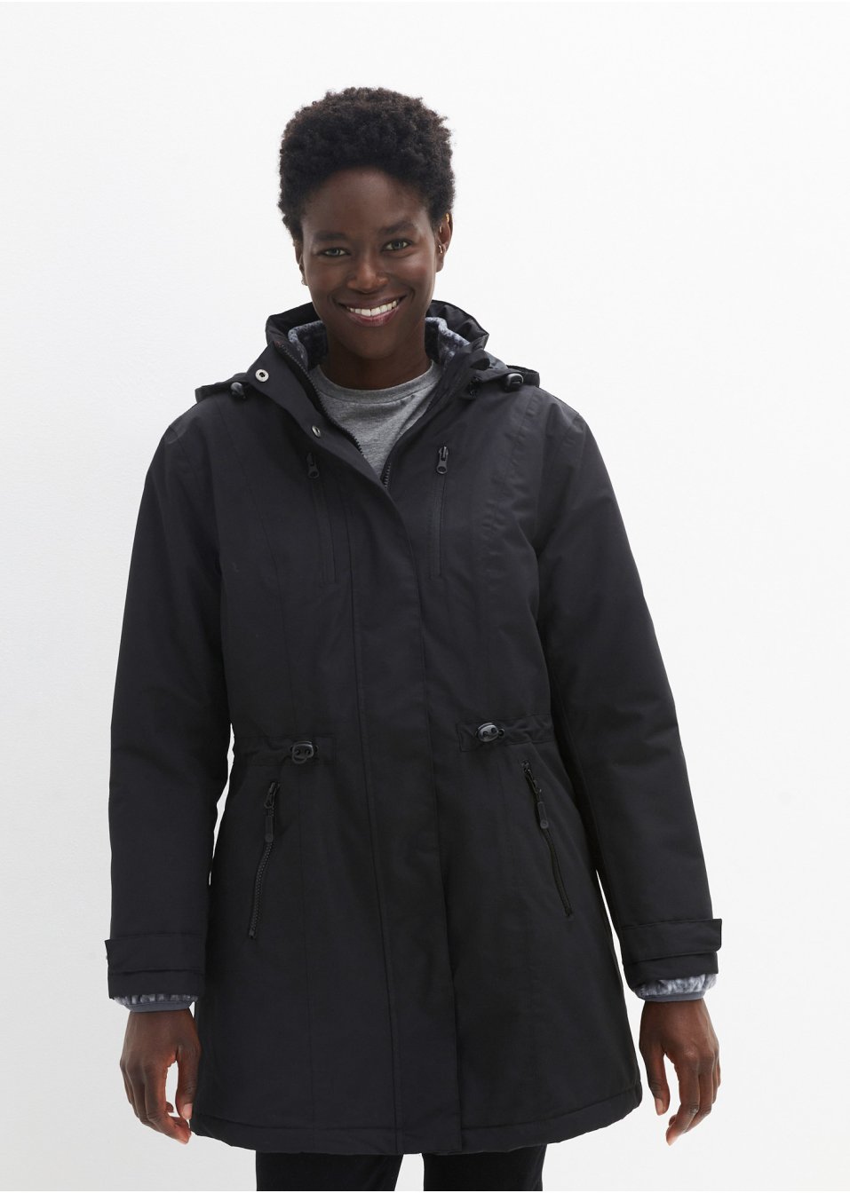 Manteau 3 en 1 avec veste intérieure en maille polaire
