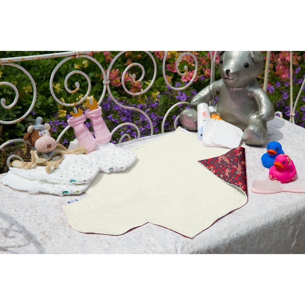 Tapis À Langer Feuillage Vermillon
