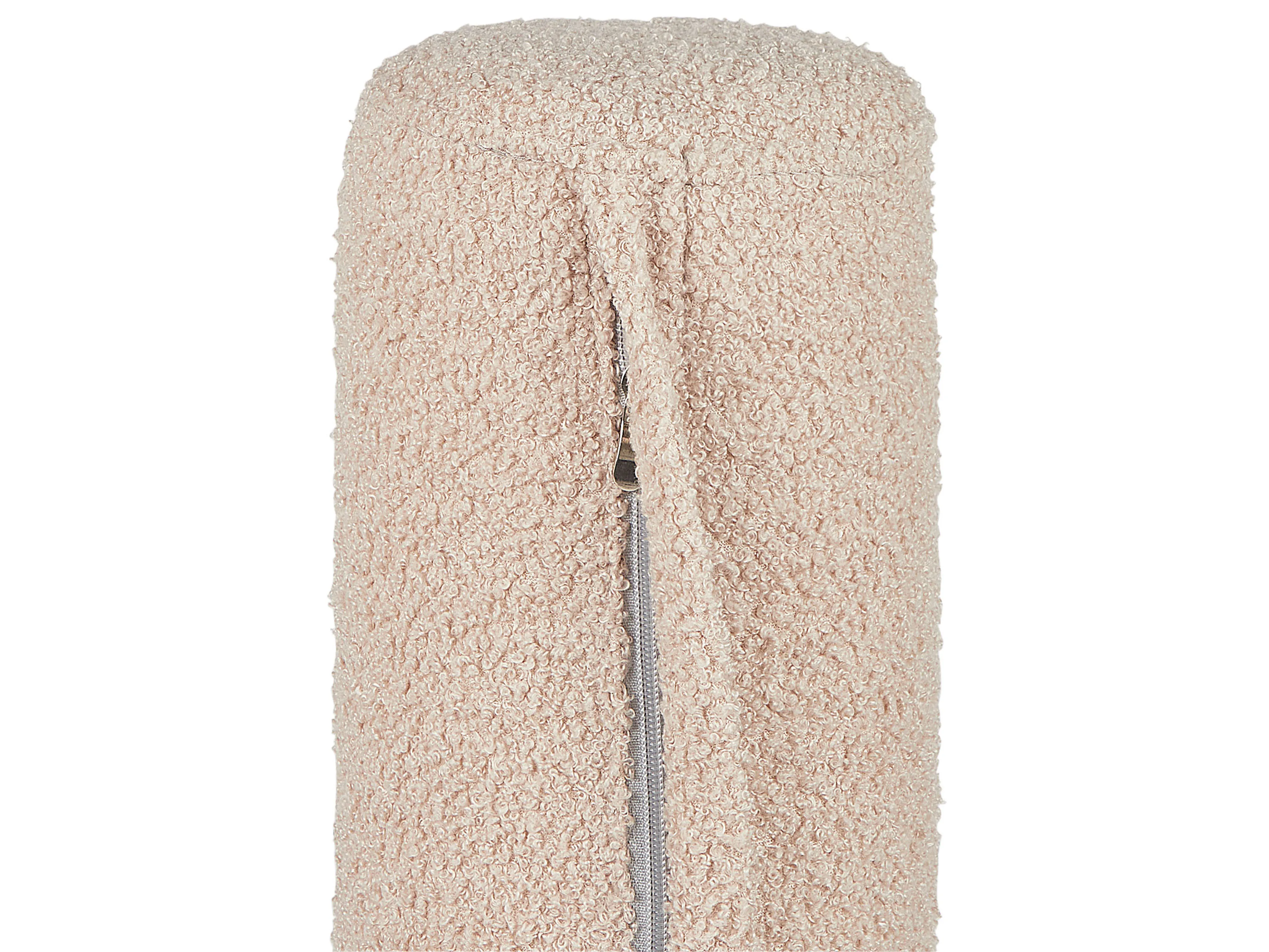 Chaise longue CHINON Bouclé Beige