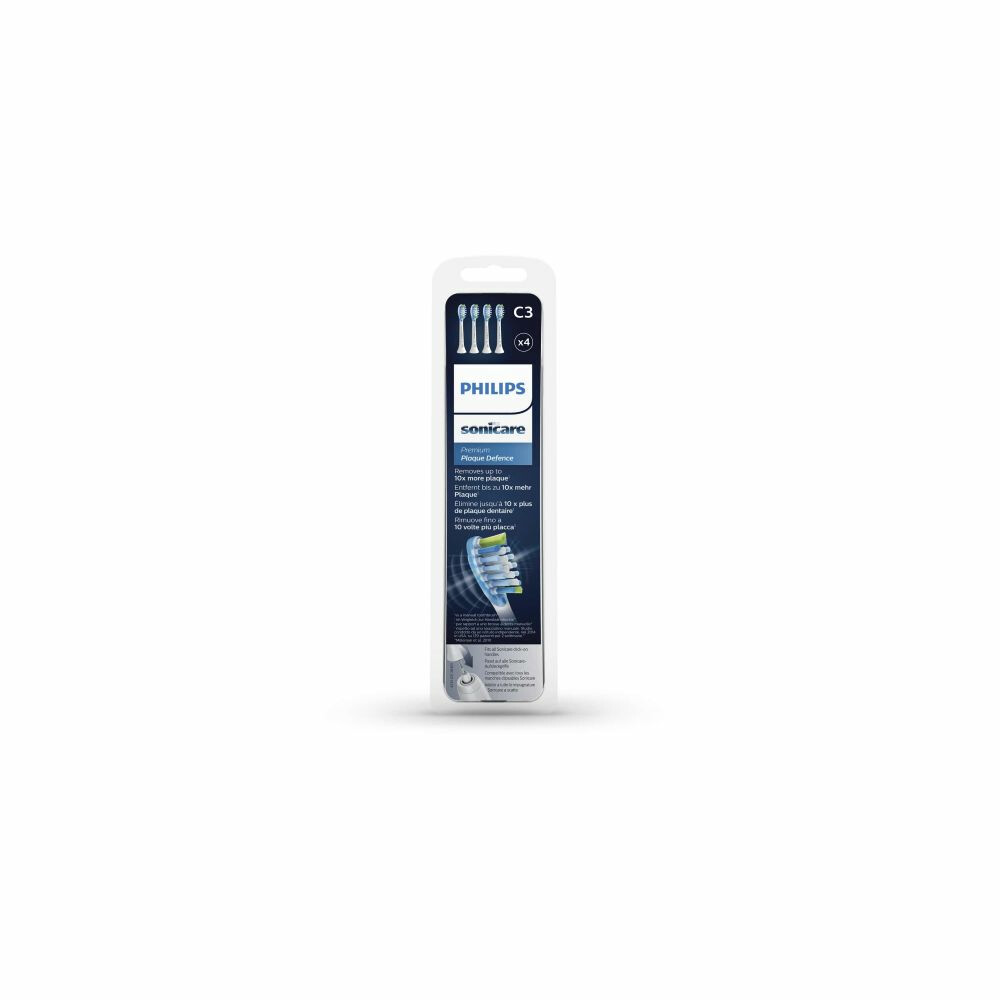 Philips Sonicare Opzetborstels Premium Plaque Defence C3 Wit4 stuks
