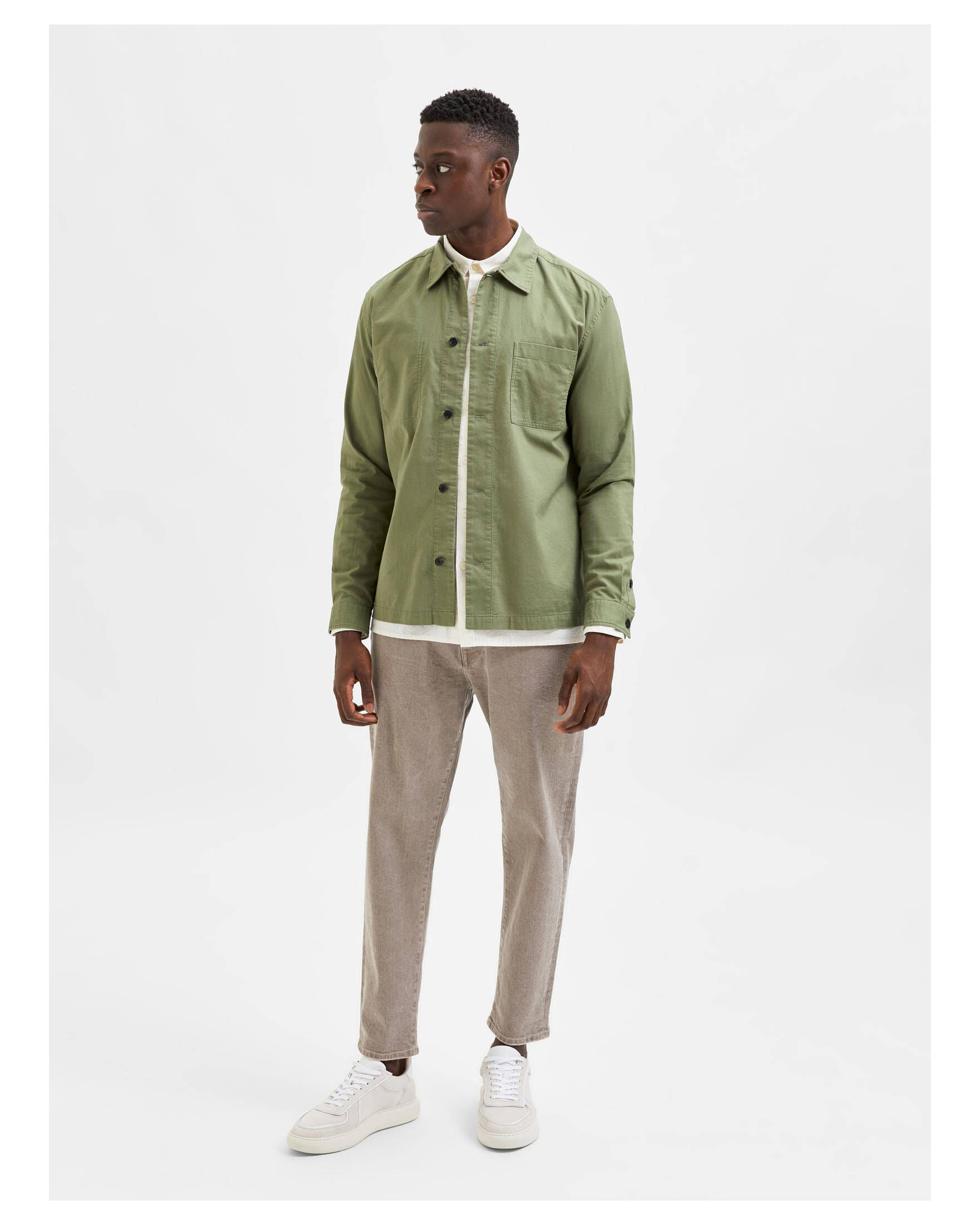 Selected Homme| Herren Hemdjacke SLHLooseluka Overshirt