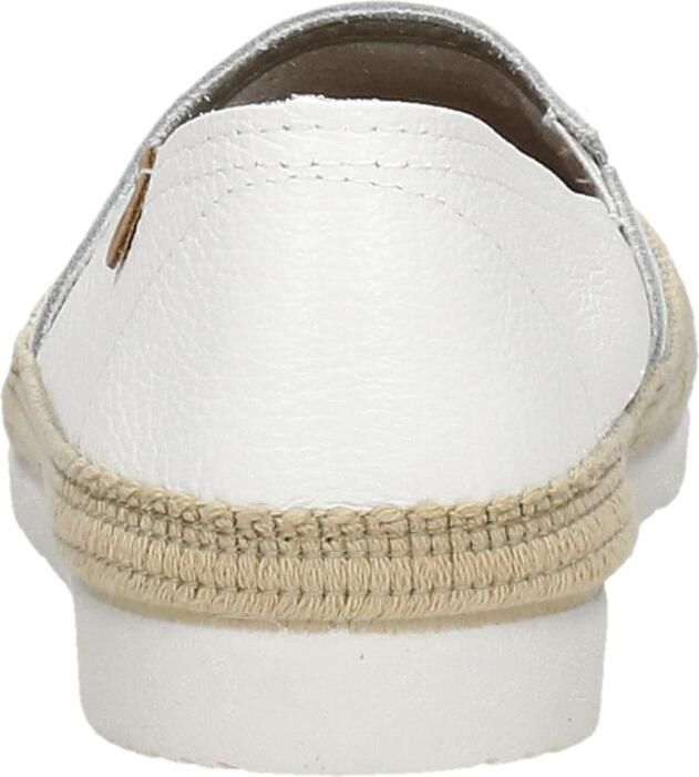 VERBENAS Espadrilles Dames Noa Maat: 42 Materiaal: Leer Kleur: Wit