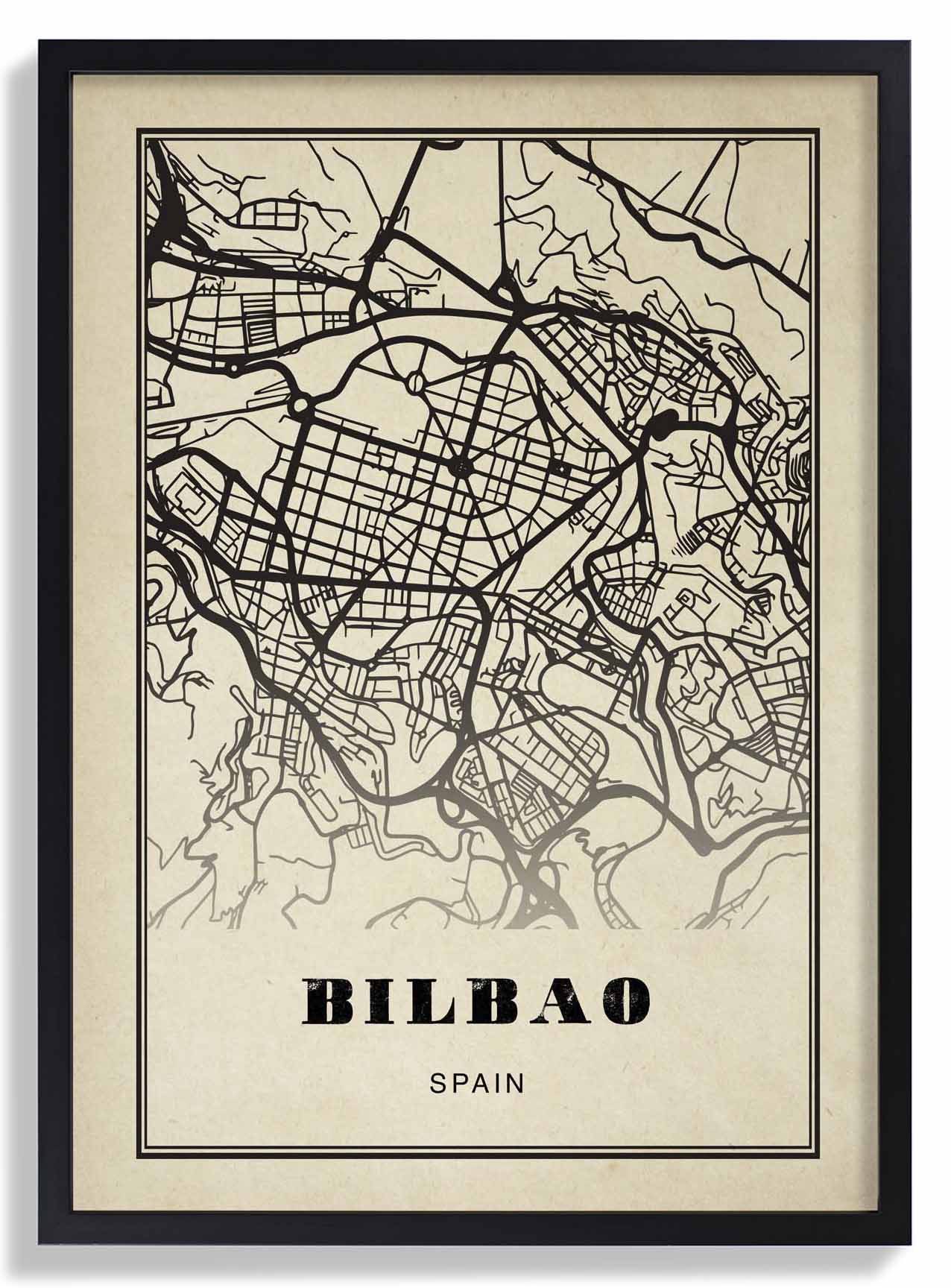 Bilbao Stadt Sepia