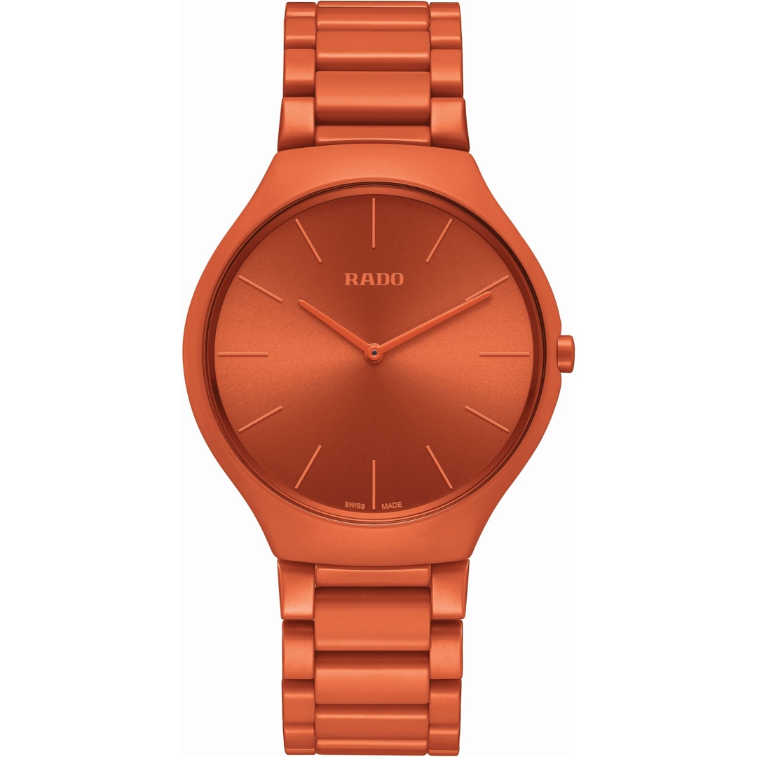 Rado True Thinline Le Corbusier Powerful Orange 4320S Limited Edition