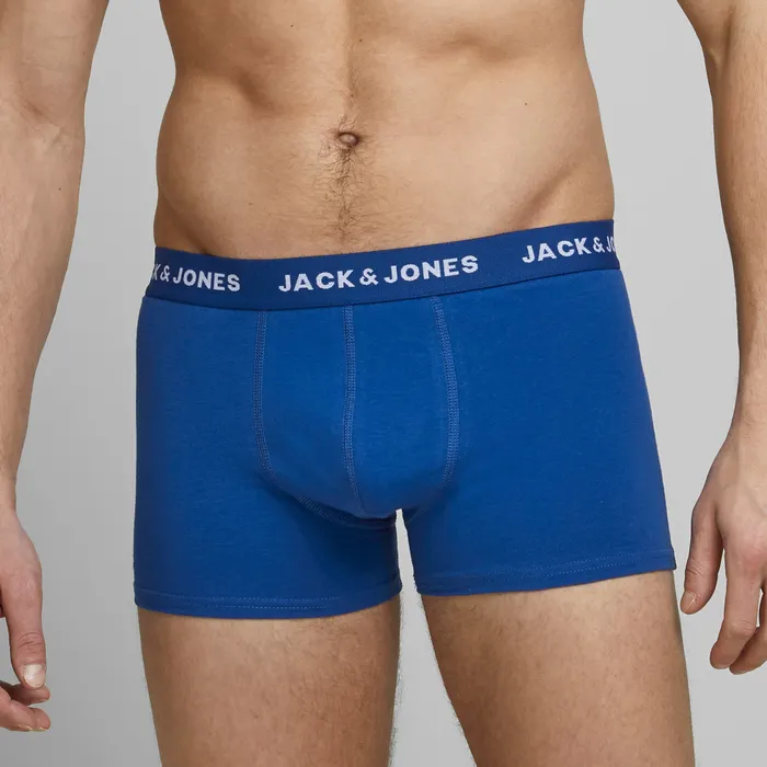 Jack & Jones Basic Plain Trunks Boxershorts Heren (5-pack)