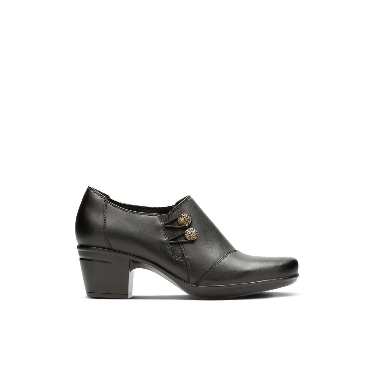 CLARKS-Emsliewarr_w-Talon - Semelle crantée - Noir