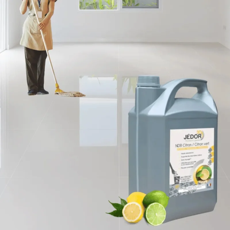 JEDOR - Nettoyant désinfectant 3D - Parfum citron Vert - 5L