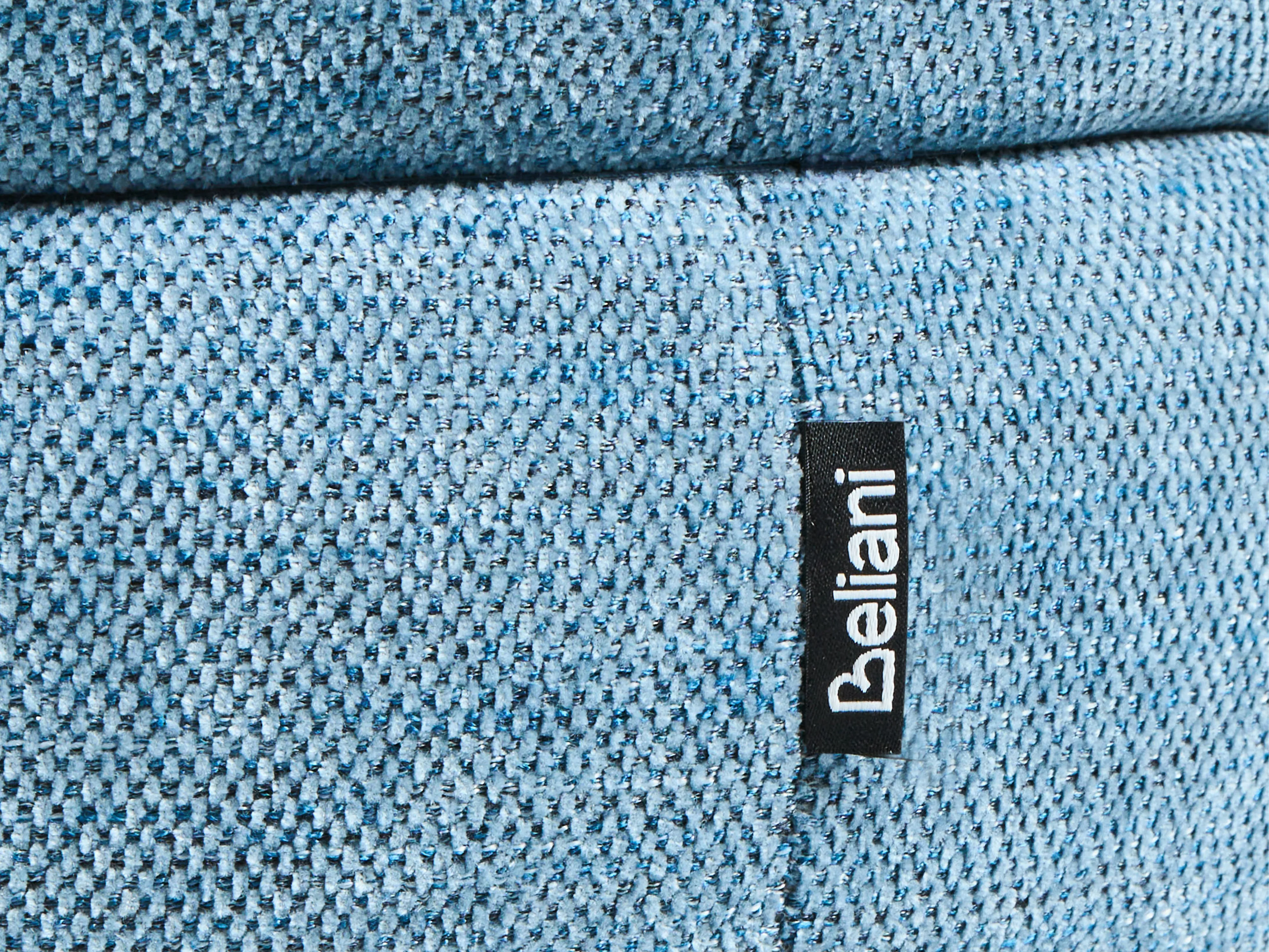 Poef met opbergruimte HAWLEY Chenille Blauw