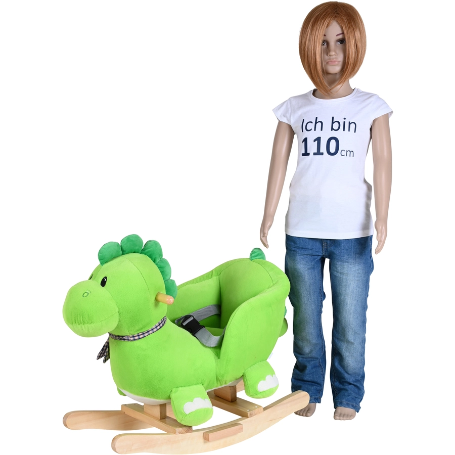 knorr toys® Schaukeltier Dinosaurier grün