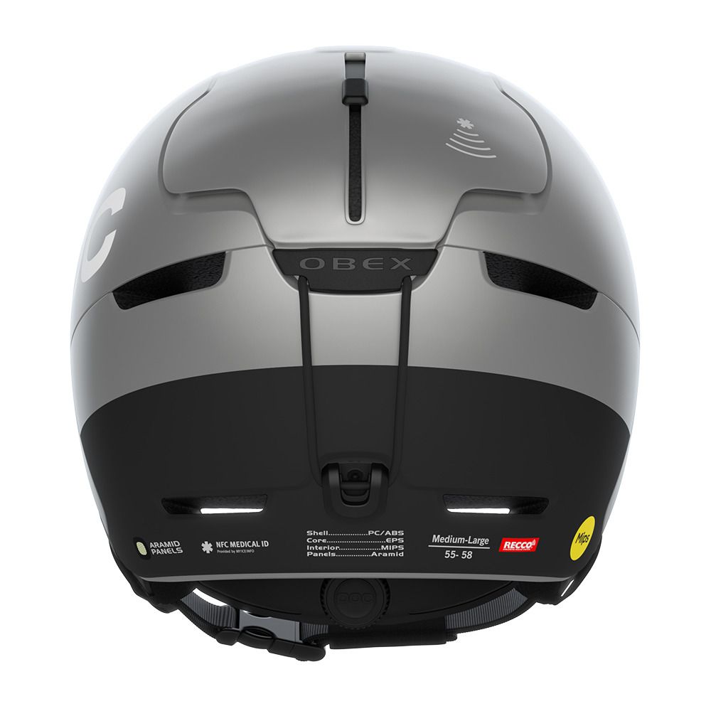 Poc OBEX BC MIPS - Casque ski argentite silver matt