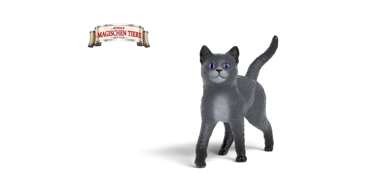 SchleichDe school van de magische dieren - Karajan de Kat speelfiguur