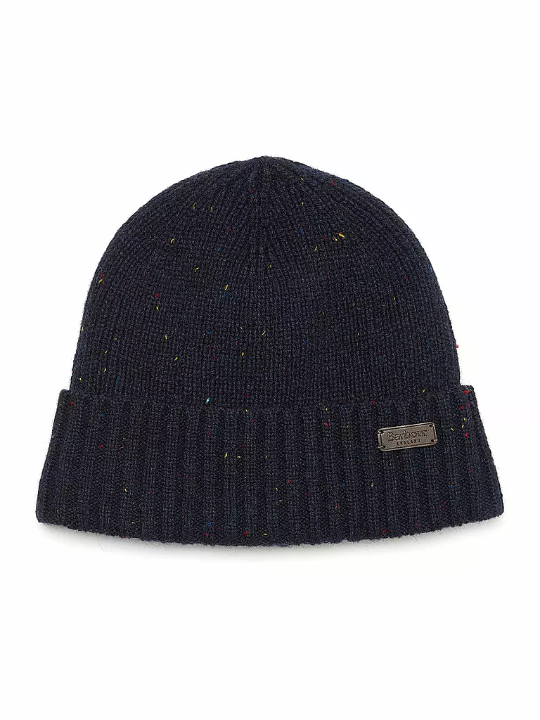 BARBOUR Geschenkset Haube und Schal DONEGAL dunkelblau