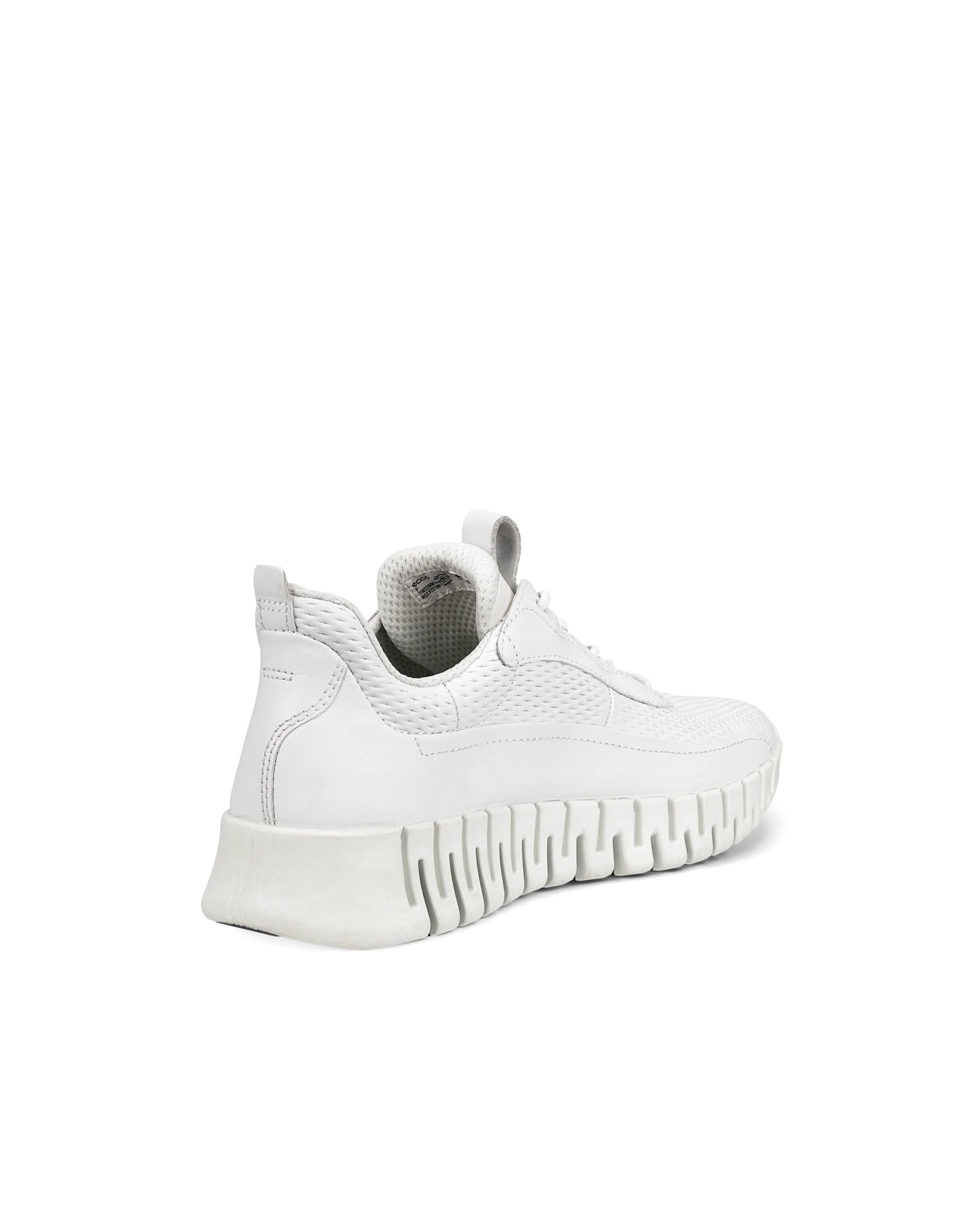 ECCO GRUUV W Damen Ledersneaker Weiß
