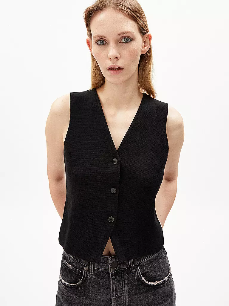 ARMEDANGELS Gilet MALKAA schwarz