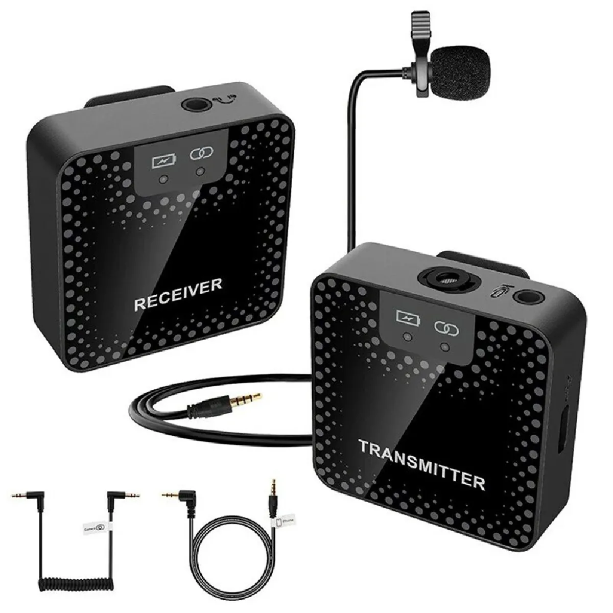 Microphone Lavalier Sans Fil 2.4 GHz