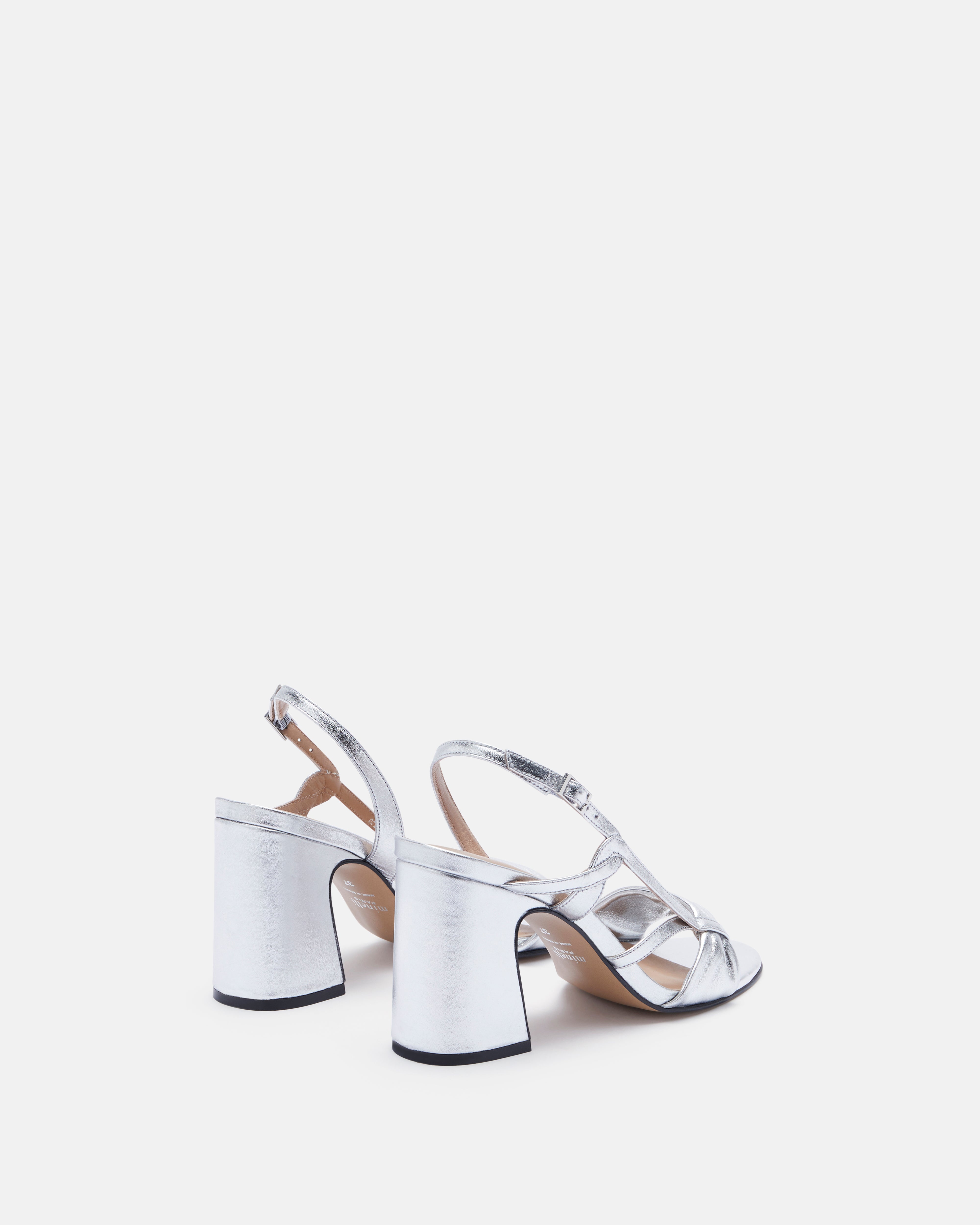 SANDALES KETI/MET ARGENT
