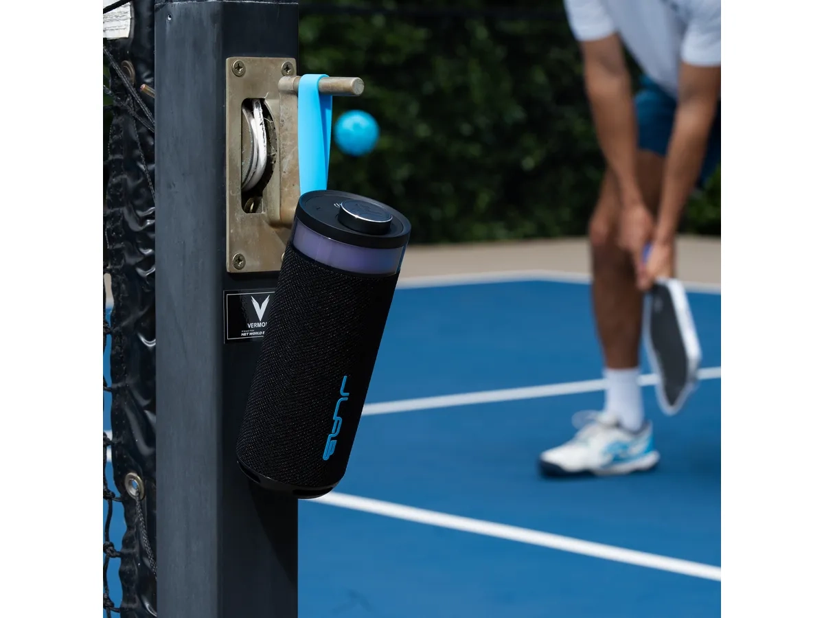 GO Party Wireless Bluetooth Lautsprecher mit RGB Beleuchtung und IPX6 (IEUSBGORBLK82) - Schwarz