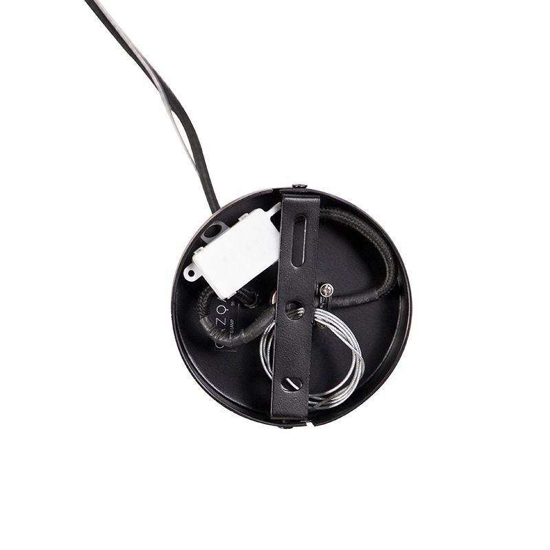 Oosterse hanglamp zwart - Nidum Gran