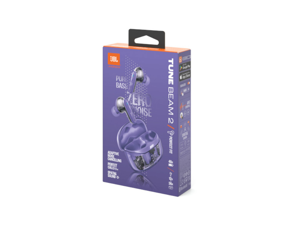 AURICULARES JBL TUNE BEAM 2 ROXO GHOST