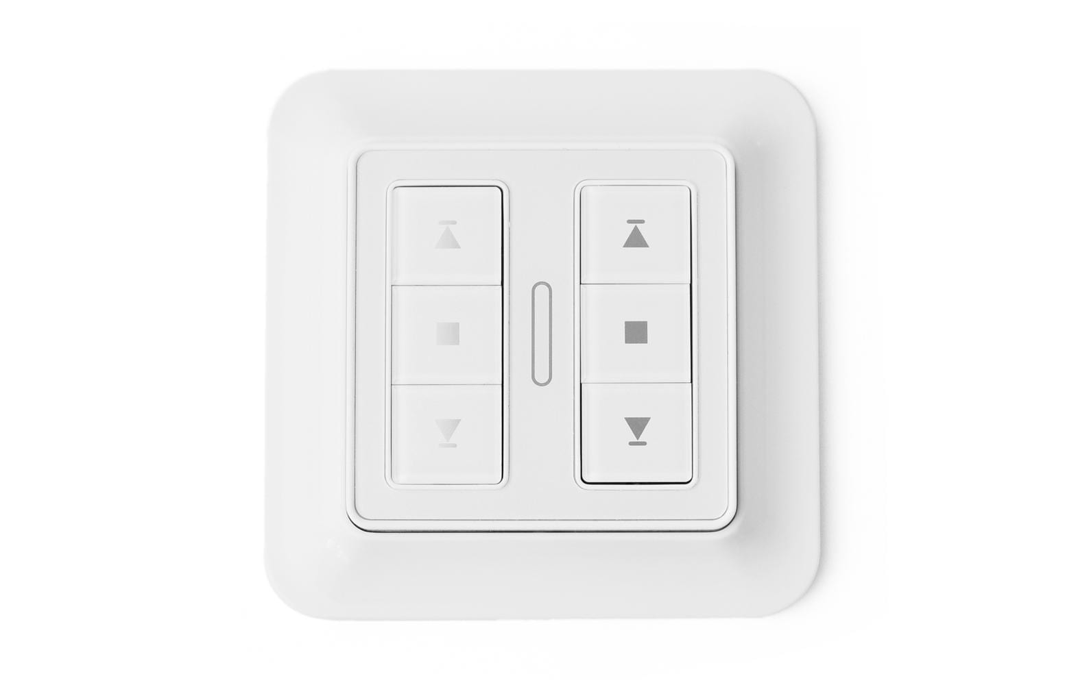 Smart Home Storen-Funktaster 2-KanalFunk-Handsender zur Steuerung von Rollläden und Markisten via KnockautX Plugin-Empfänger Multi STAK 3 / STAS 3