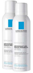 La Roche-Posay La Roche Posay 48H Deodorant Spray Gevoelige Huid - Duoverpakking 2x150ML