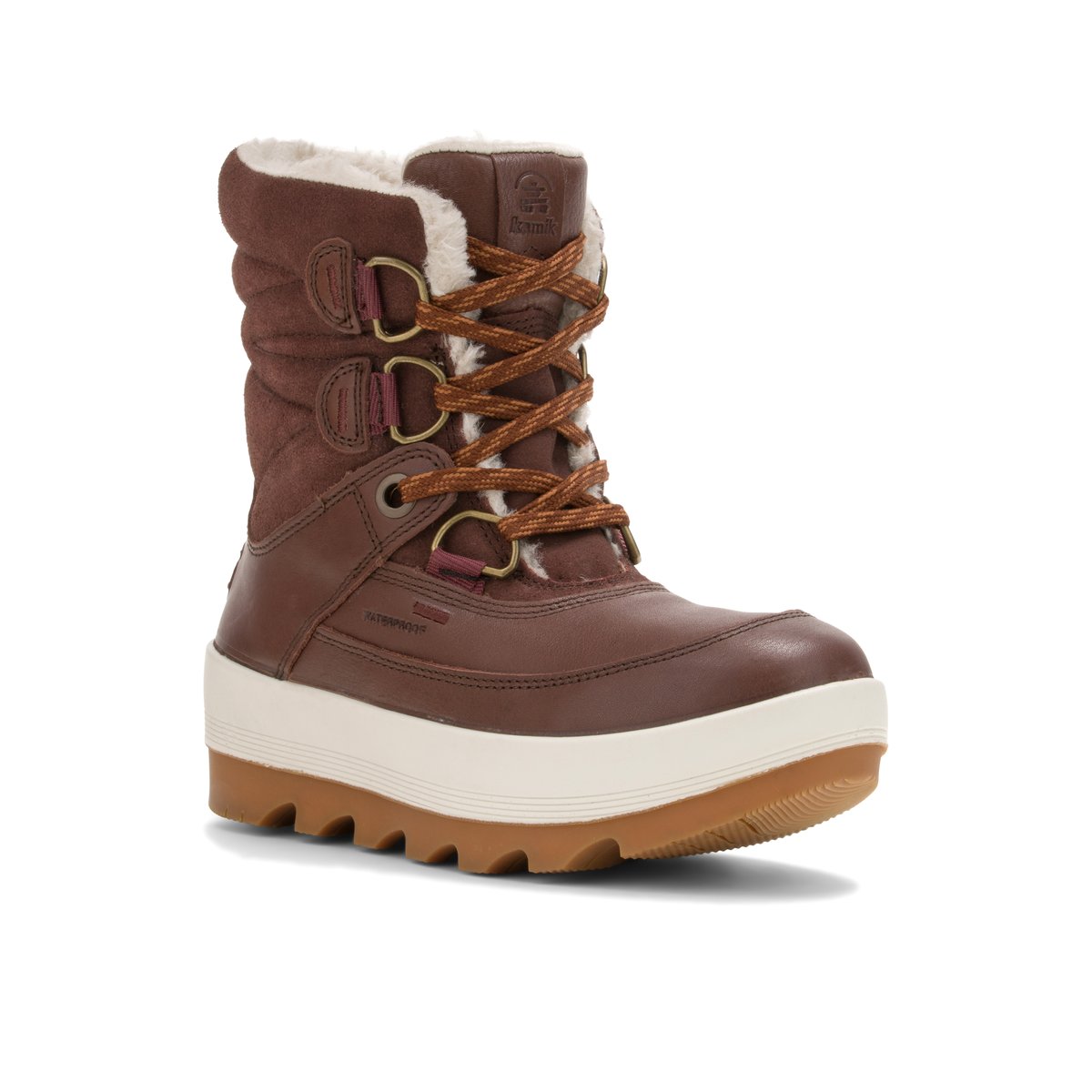 KAMIK-Celeste_m-Bottes d'hiver - Semelle tracteur - Marron Foncé