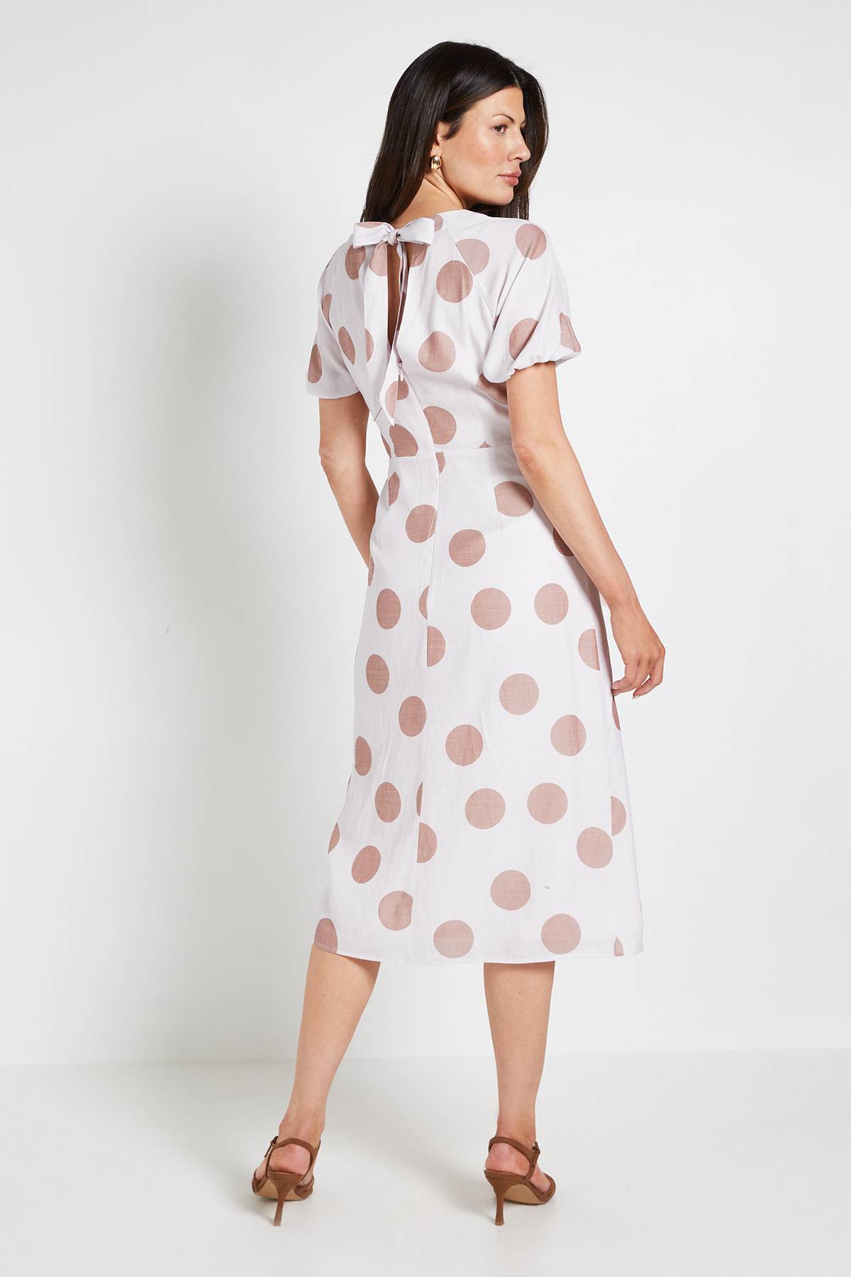 Wallis Robe D'été À Pois Style Tea Dress