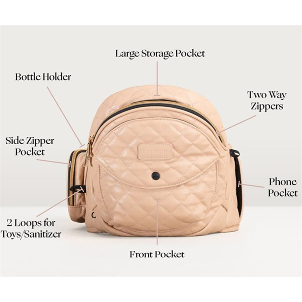 Køb Tushbaby V2 Hip Carrier Vegan Leather Sand