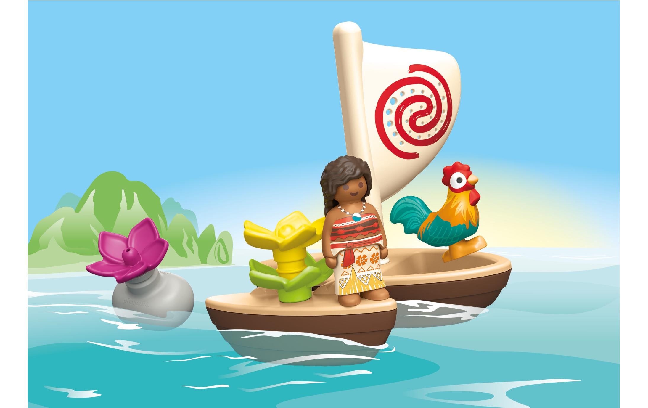 Junior & Disney: Vaiana Katamaran 71459Disney Wasserspiel-Set