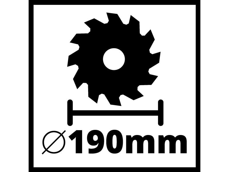 Einhell Handkreissäge TC-CS 1410 Kompakte Kreissäge für lange, gerade und akkurate Schnitte