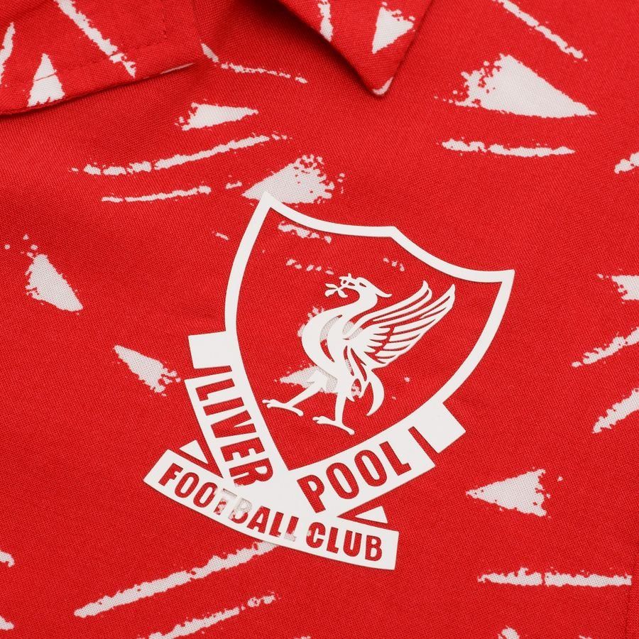 Liverpool Button Through 1989/91 - Rouge