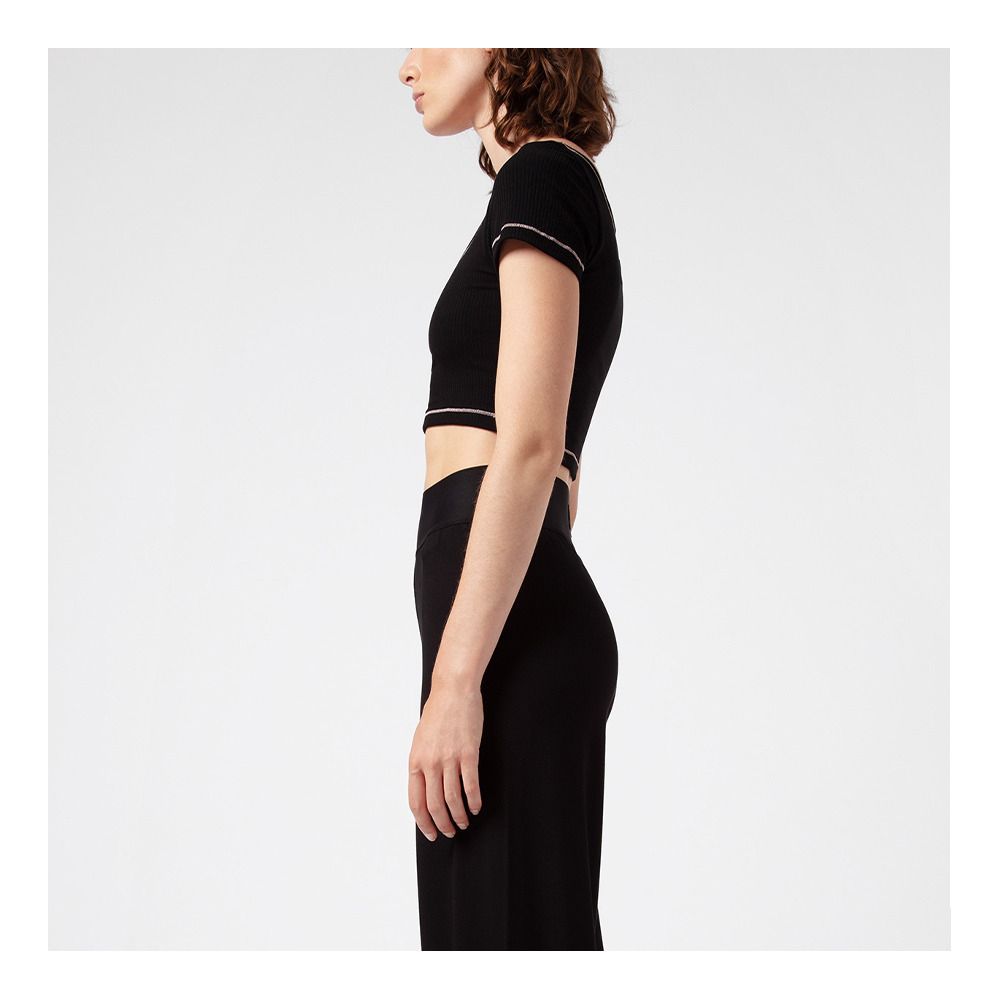 Repetto S0552 - Crop top Femme noir