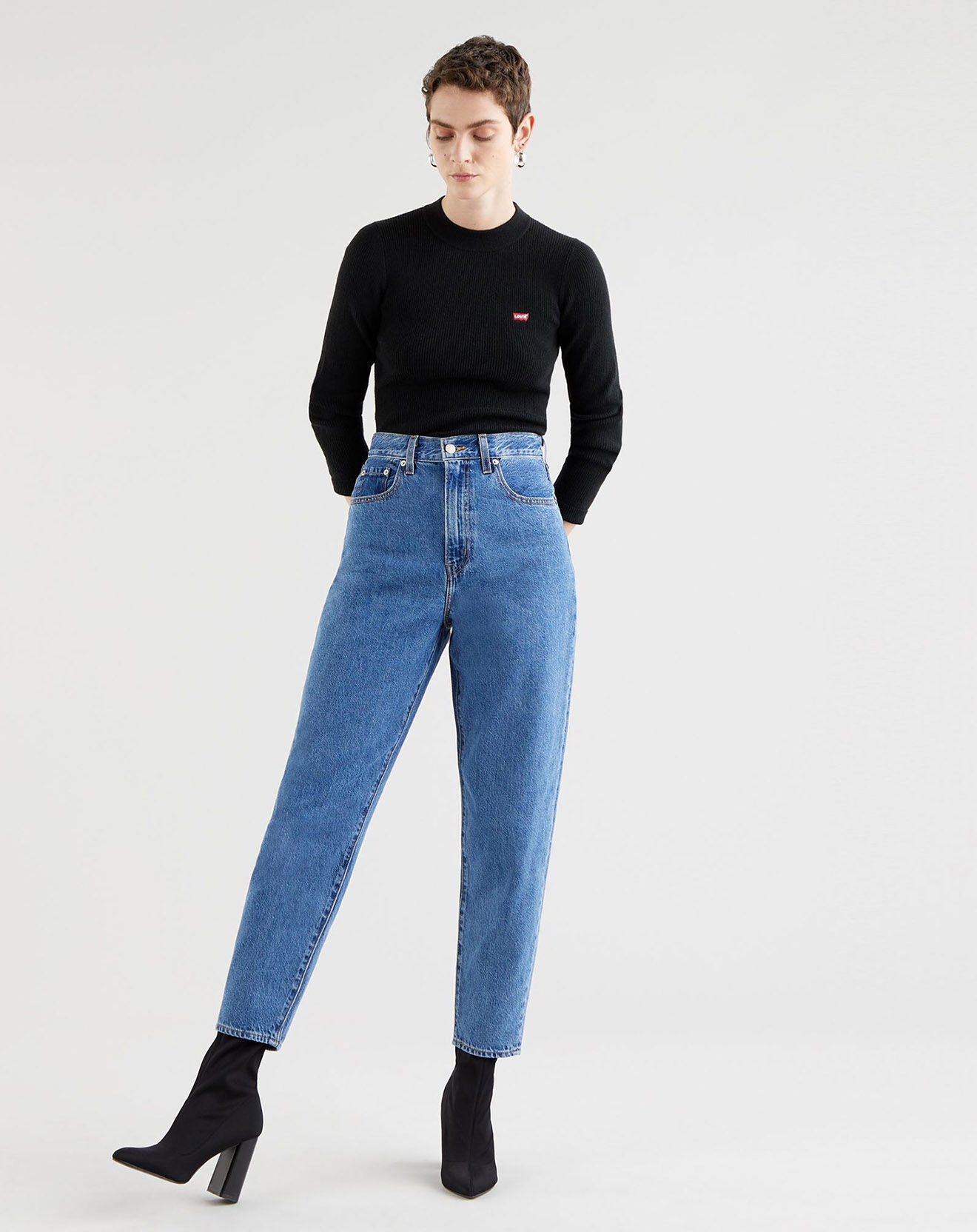 Levi's® Jean high loose Taper Hold My Purse bleu