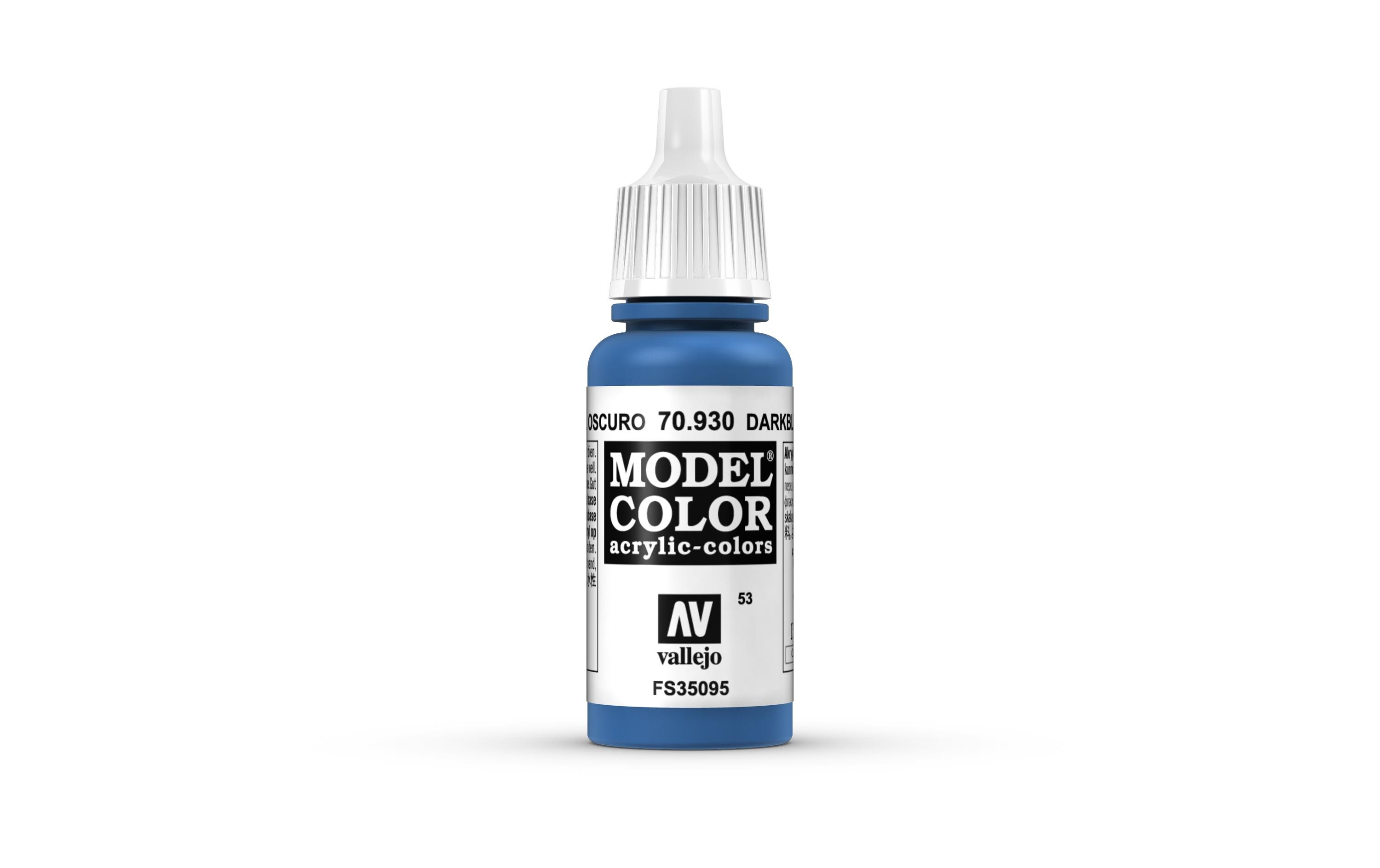 Acrylfarbe Matt, Dunkelblau 17 mlModel Color Dark Blue